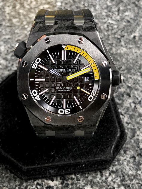 audemars piguet royal oak offshore diver forged carbon|royal oak offshore collection watches.